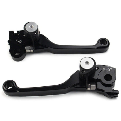 CNC Brake Clutch Levers  Pivot for Honda CRF250R CRF450R (2007-2020) Black
