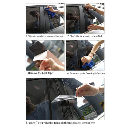 Pillar Post Door Window Cover Trim for Kia Forte K3 Cerato (2009-2012)