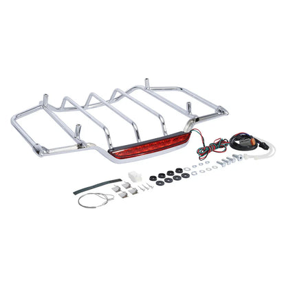 Trunk Luggage Rack with LED Light for Harley Touring Electra Glide (1993-2013)