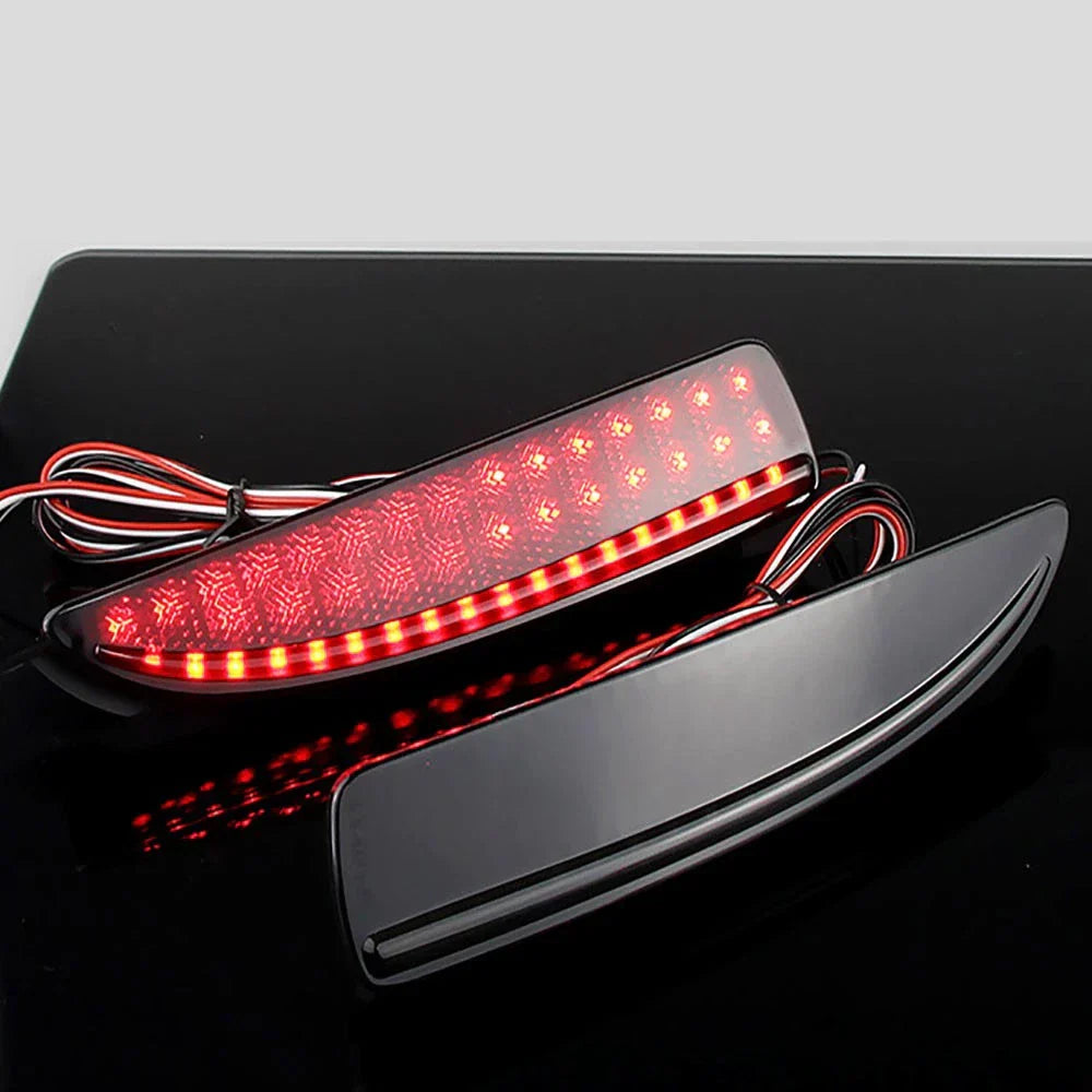 Smoked Black LED Rear Bumper Reflector Lights for Mazda