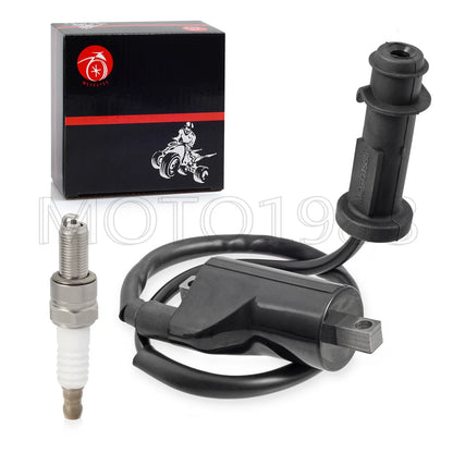 Coil Pack & Spark Plug + Cap for Arctic Cat Prowler XTZ 1000 (2009–2014)