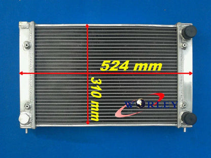 Aluminum Radiator for VW Corrado Scirocco Jetta Golf GTI MK2 1.8 16V (1986-1992)