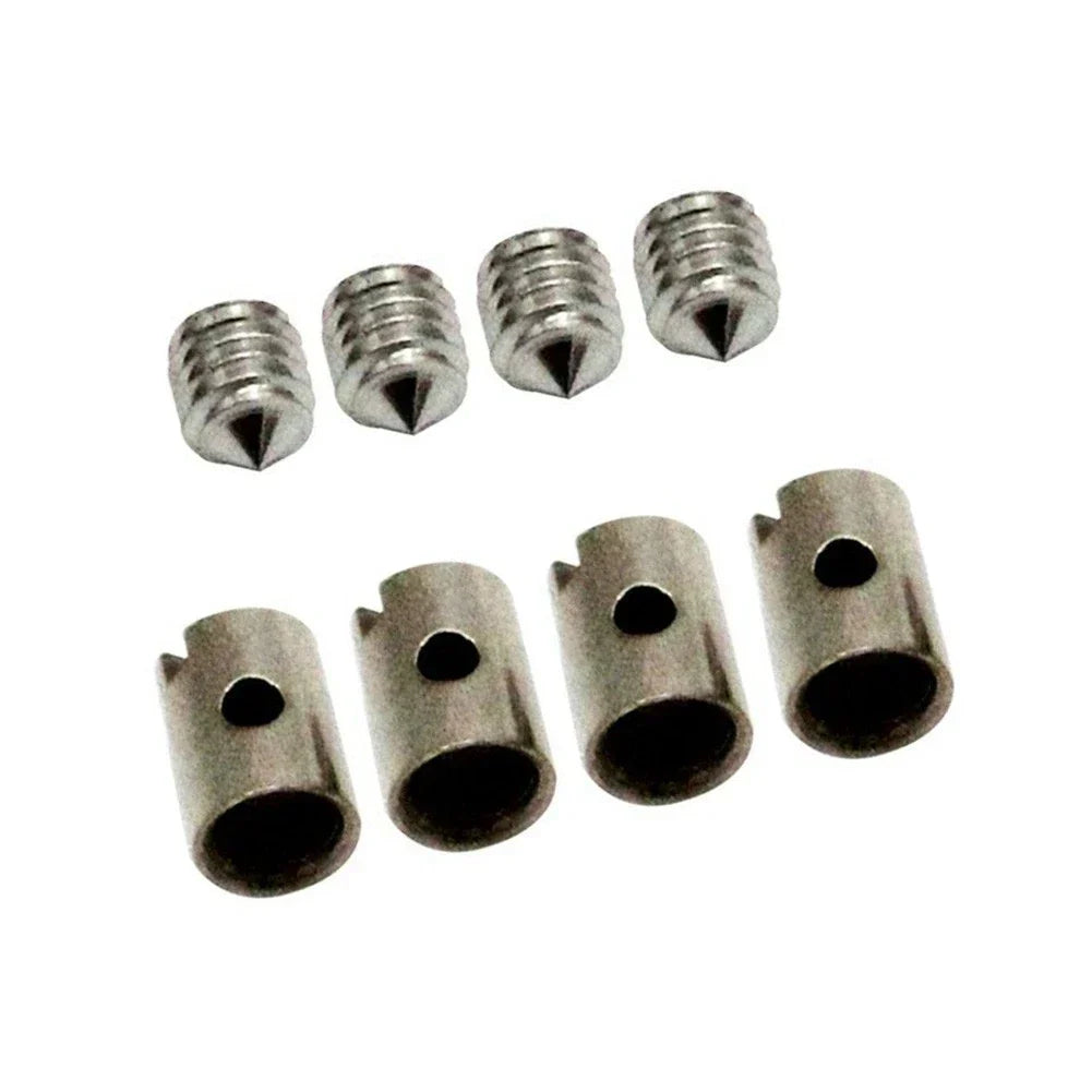 Throttle Cable Connector Choke Brass Silver Accessory