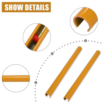ABS Front Grille Trim Strips Cover Decor Yellow for BMW 1-4 Series