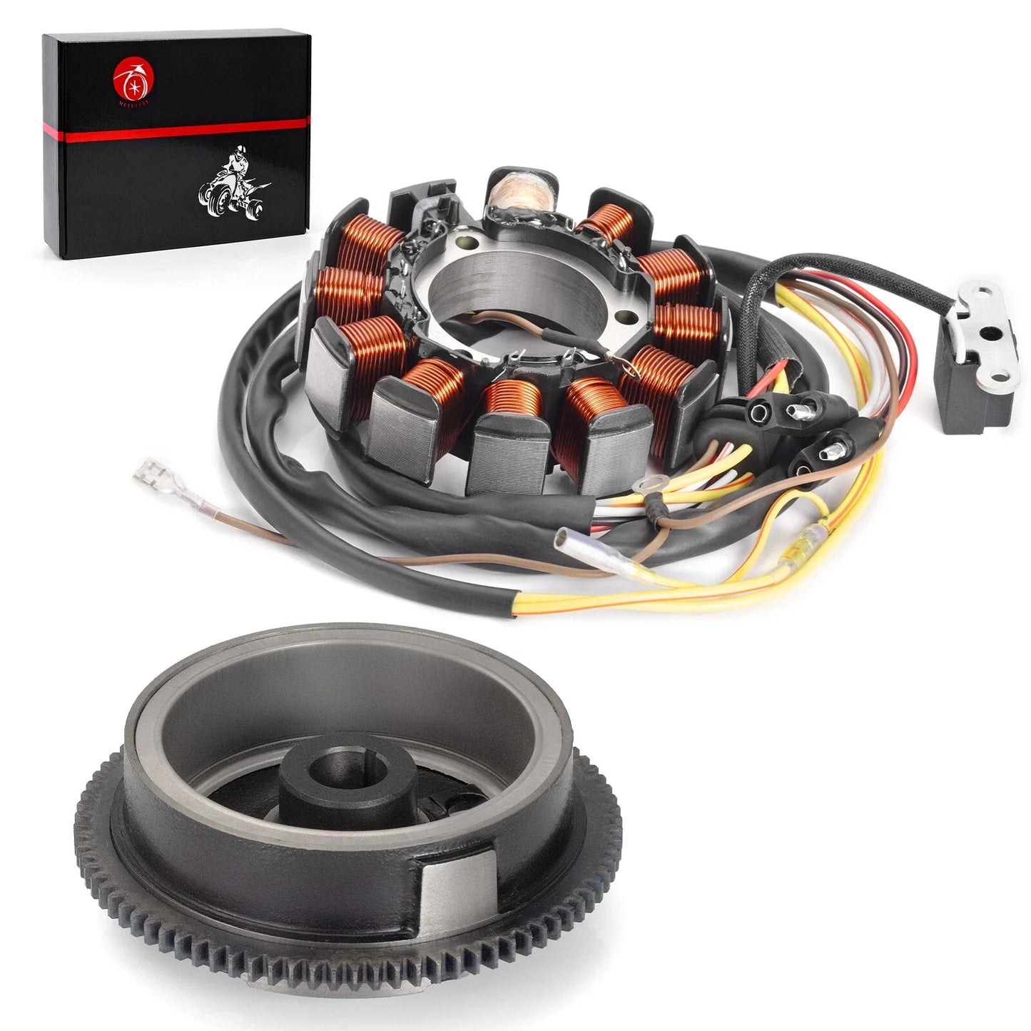 Stator + Flywheel Rotor for Polaris Scrambler 500 (2000–2002)