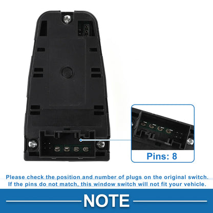 Front Left & Right Power Window Switch for BMW 740i 750i