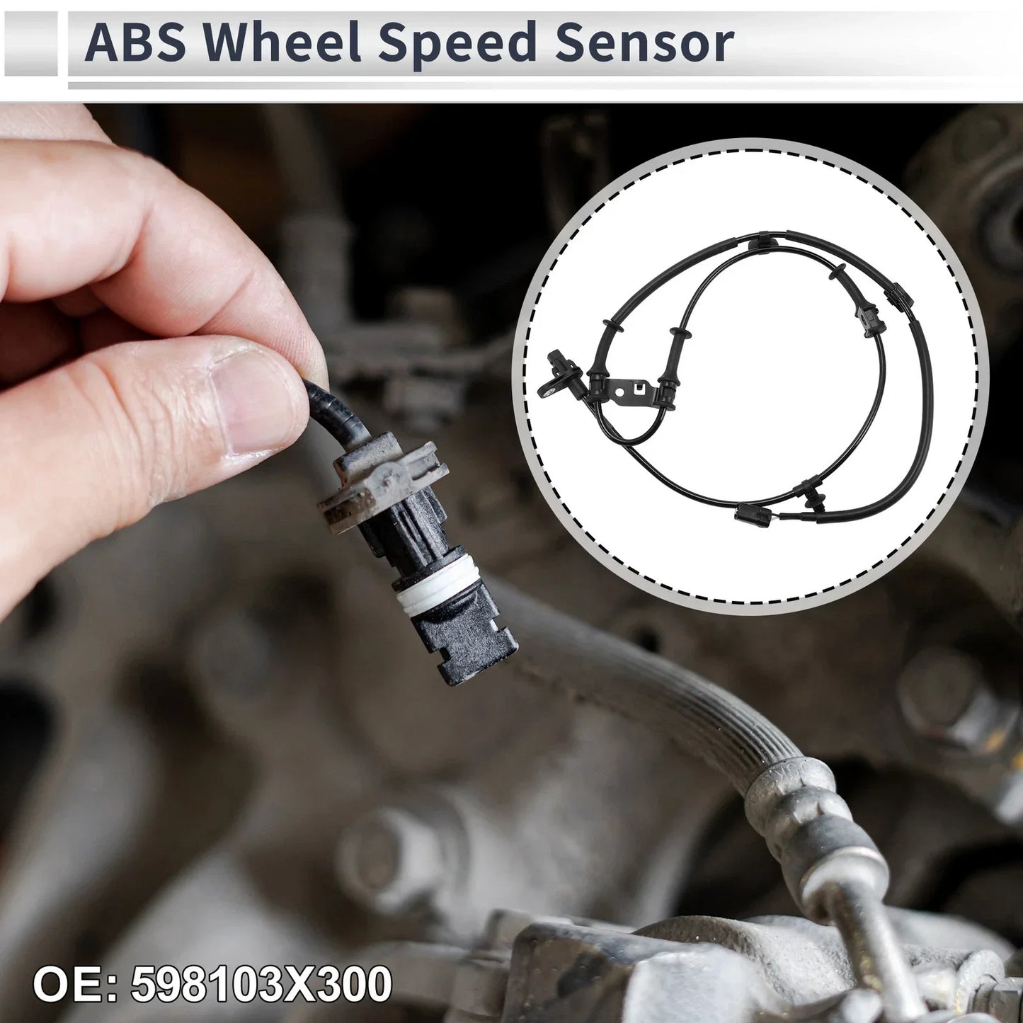 ABS Wheel Speed Sensor for Hyundai Elantra 1.8L (2011)