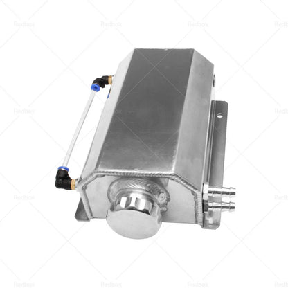 2L Aluminum Coolant Radiator Overflow Tank for Universal Vehicles (N/A)