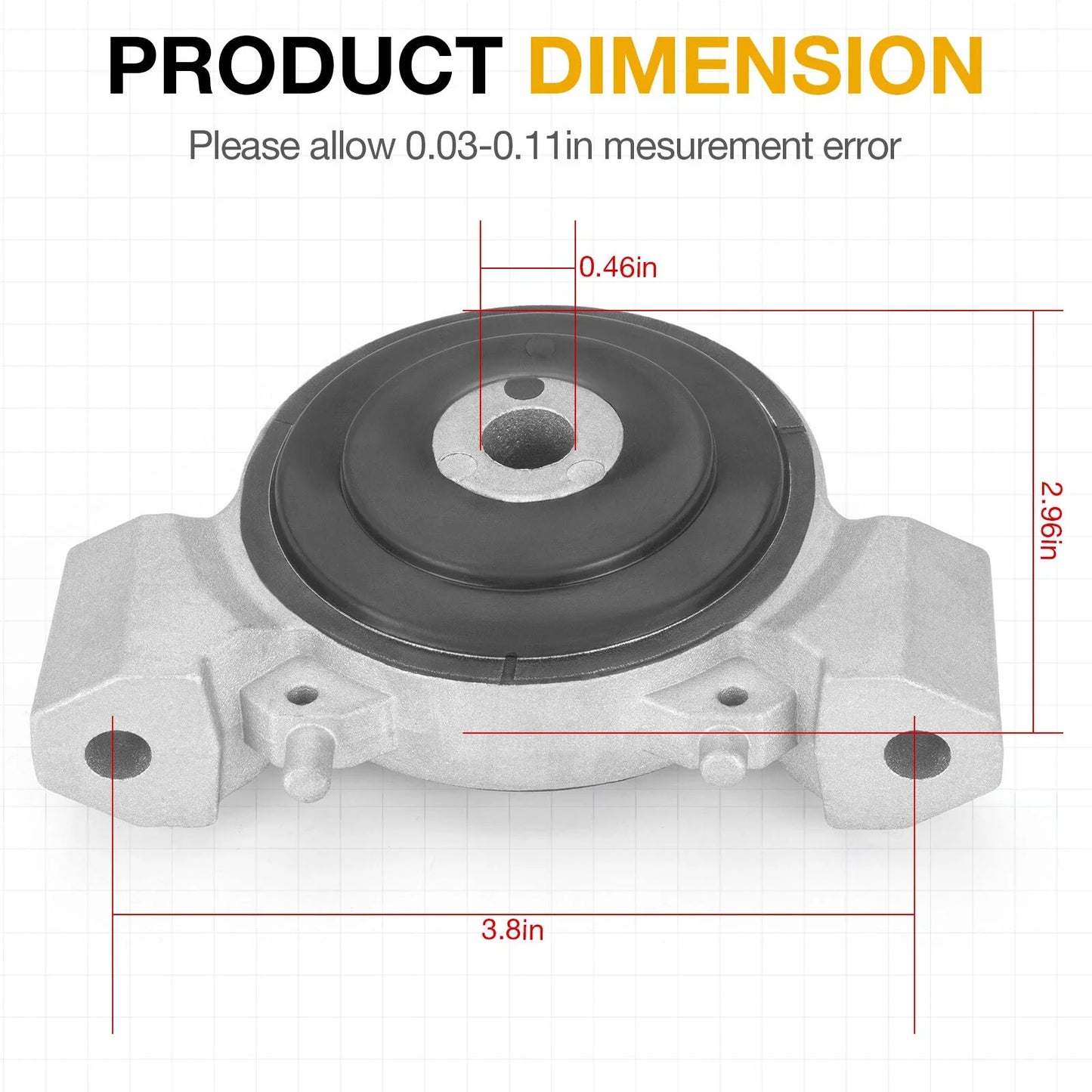 3 x Engine Mount Isolator Polaris RZR Ranger XP 1000