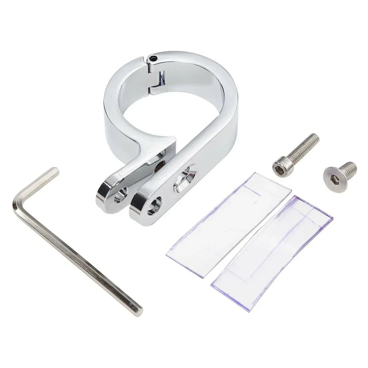 1 1/4" Chrome Universal Handlebar Mounts for Harley