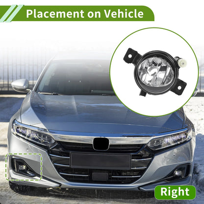 1 x Right Fog Light Grill for BMW X5 (2011 - 2013) Clear Black