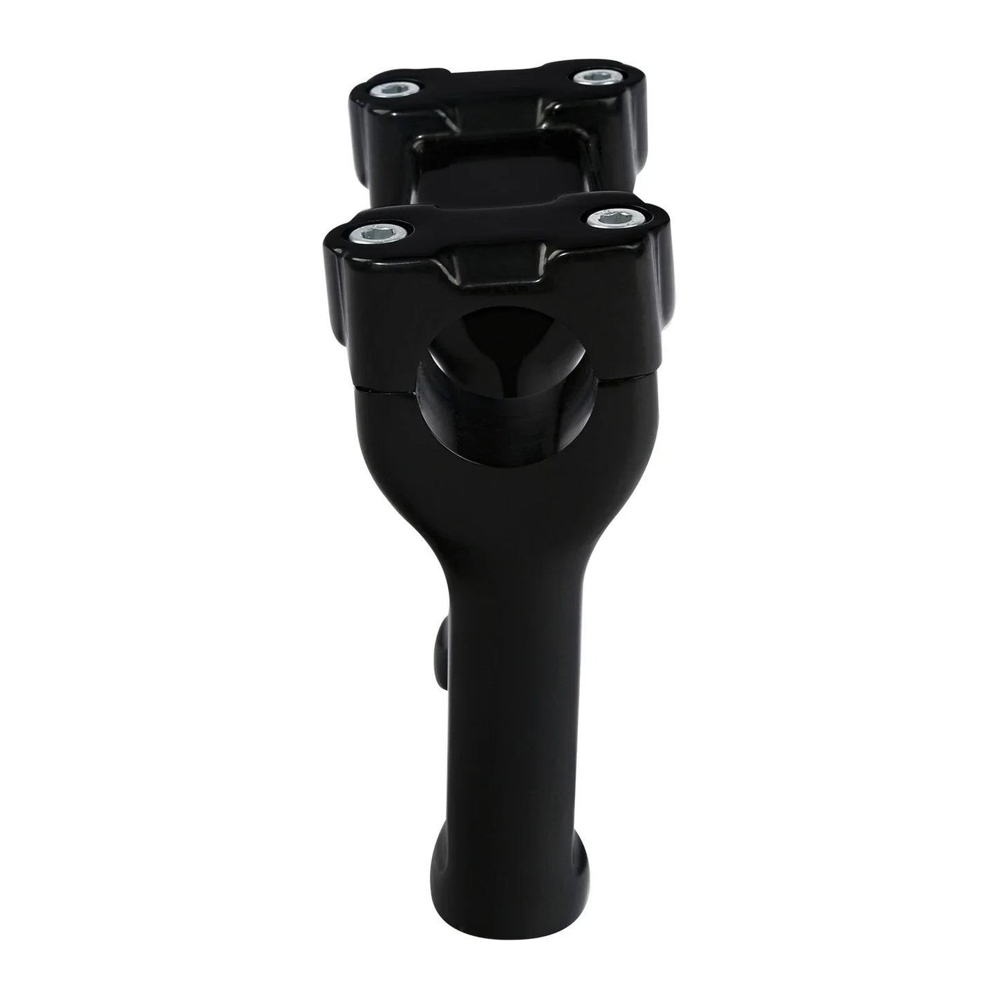 4" Vivid Black Handlebar Risers for Harley Dyna Softail (2006-2023)