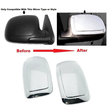Chrome Door Mirror Covers for Chevy Silverado Tahoe GMC Cadillac Escalade