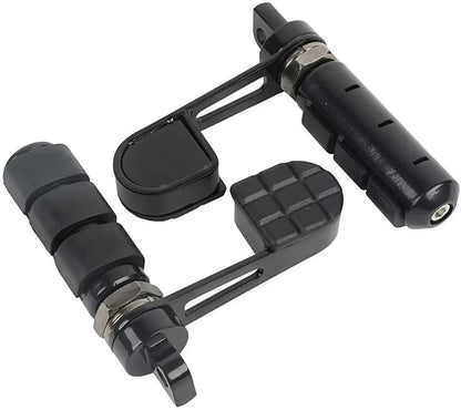 Foot Pegs w/Heel Rest for Harley Sportster XL 883 1200 Iron Softail (2004-2023)