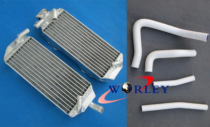 Aluminum Radiator & Blue Hose for Suzuki RM250 (1996-2000)