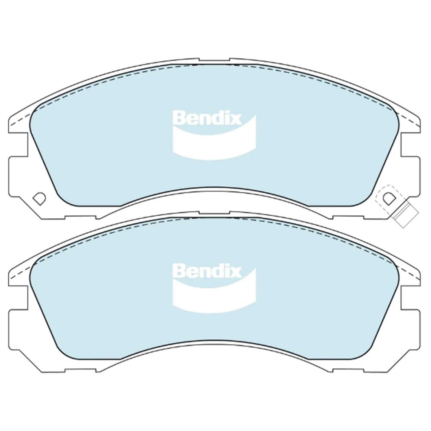 Front Brake Pad Set for Mitsubishi Magna (1994-2005)