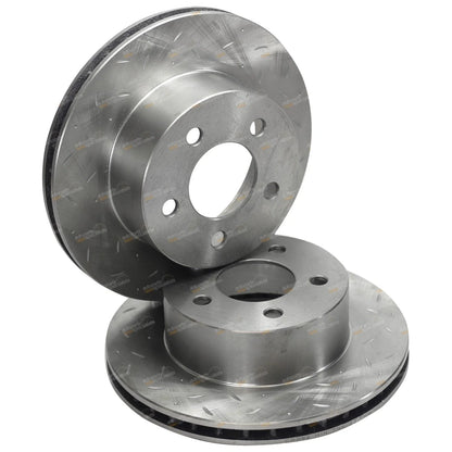 Front Rotors - Drilled/Slotted for Jeep Grand Cherokee ZG (1993-1998)
