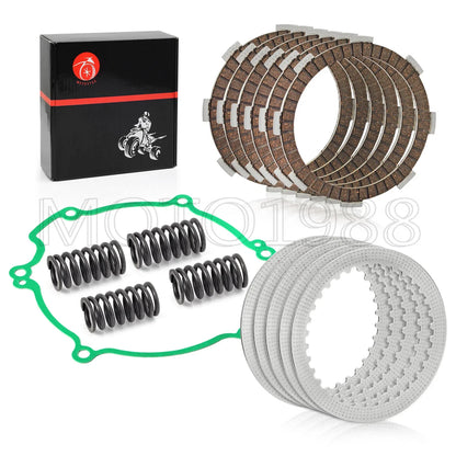 Clutch Kit Steel Friction Plates Springs Gasket for Kawasaki KX80 (1998–2000)