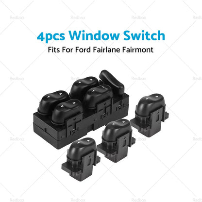 Power Window Switch Set of 4 for Ford Fairlane Fairmont (2002-2008)