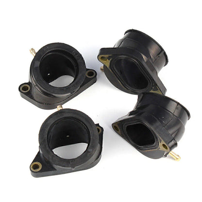 4PCS Carburetor Intake Manifold Boots for Yamaha FZS1000 FZ-1 (2001-2005)