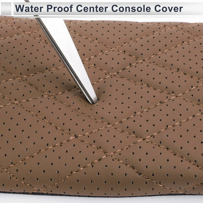 Brown Center Console Cover for BMW 5 Series G30 (2017-2023)