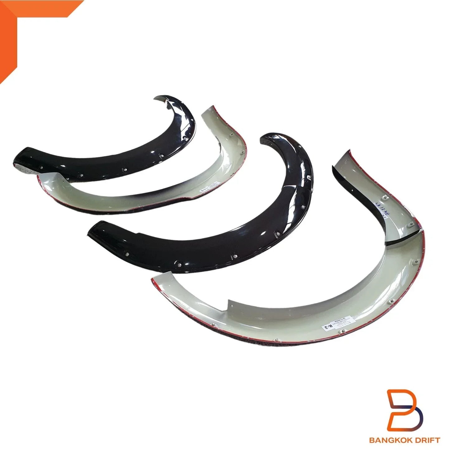 6" Black Bolted Fender Flares for Nissan Navara NP300 D23 (2021-2023)
