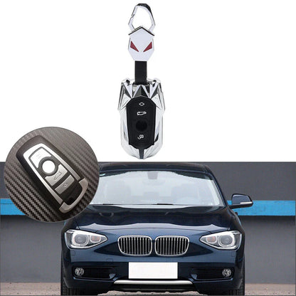 Silver Remote Key Fob Cover for BMW 1 2 3 4 5 6 7 Series X3 X4 M2 M3 M4 M5 M6