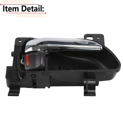 Black Inside Right Door Handle w/ Chrome Lever for Subaru Forester, Impreza