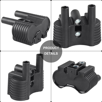 Ignition coil & spark plug wire w/cap for Sportster 883/1200 (2007–2020)
