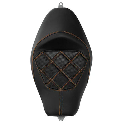Solo Seat Driver Rider for Harley Sportster Iron XL883 1200 Black (2010-2022)