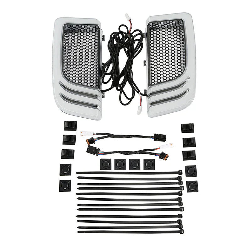 LED Turn Signals & Lower Grilles for Harley Street Road Glide (2014-2023)