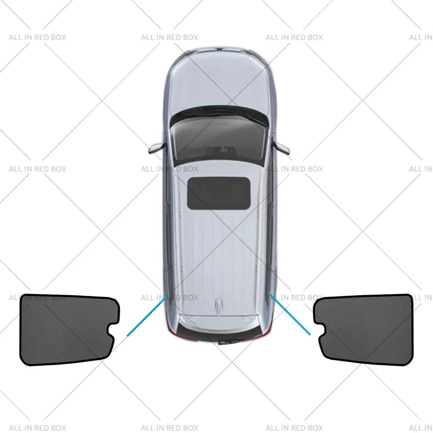 UV Blocking Magnetic Window Shades for Mitsubishi Pajero (2006-2022)
