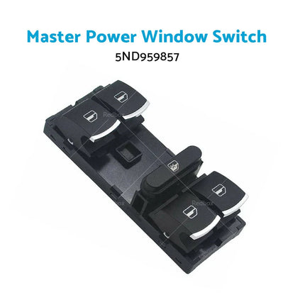 Master Power Window Switch for VW Golf MK6, Passat, Jetta, CC, Tiguan (2010-2014)