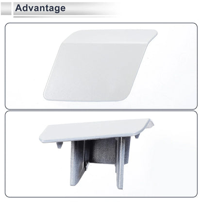 Front Left Bumper Headlight Washer Nozzle Cover for BMW X5 (2013 - 2018) White