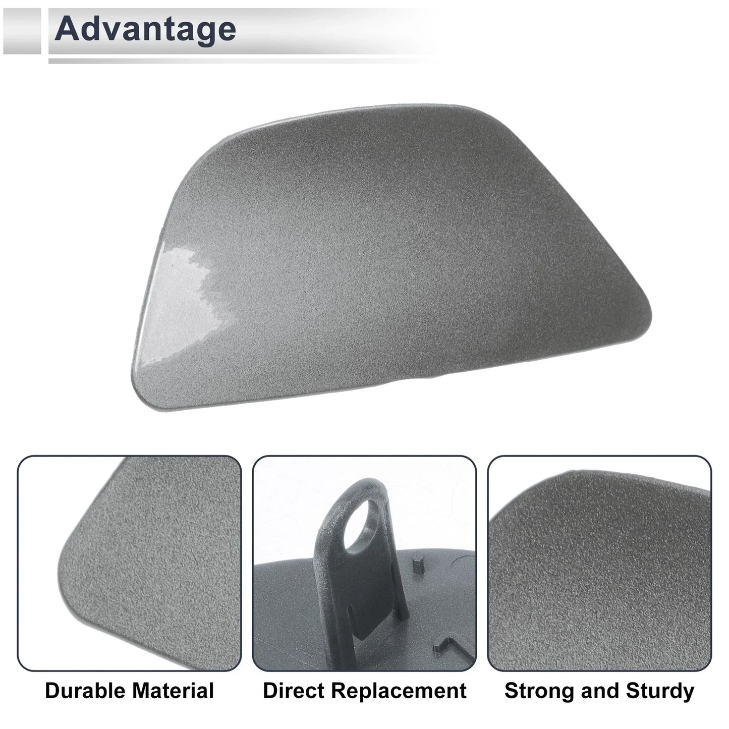 Washer Nozzle Cover Cap for BMW 535i GT Grey (2014-2017)