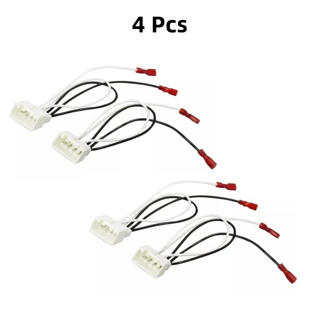 4 x Car Speaker Connector Harness Adapter for Ford Escape, Mustang, Mazda (2001-2012)