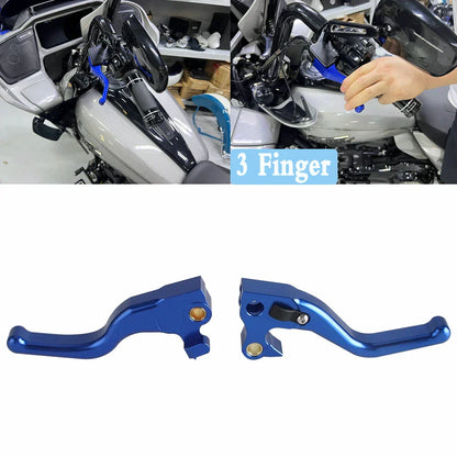 Blue Front Hand Brake Clutch Lever for Harley Sportster Low/SuperLow (2012-2023)