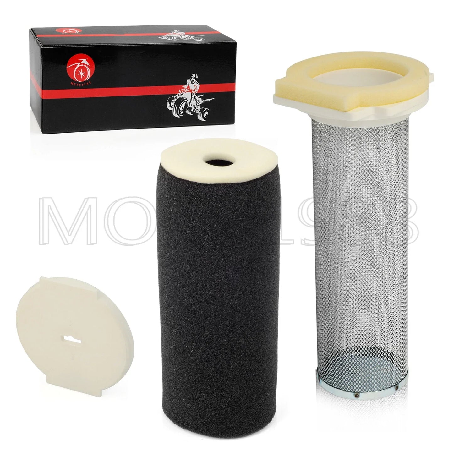 Element Air Filter Cage End Cap Kit for Yamaha Warrior 350 (1987–2004)
