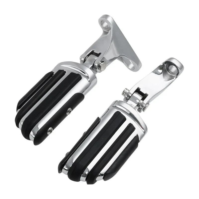 Chrome Passenger Footpeg Pegs for Harley CVO Street Road Glide (1993-2025)