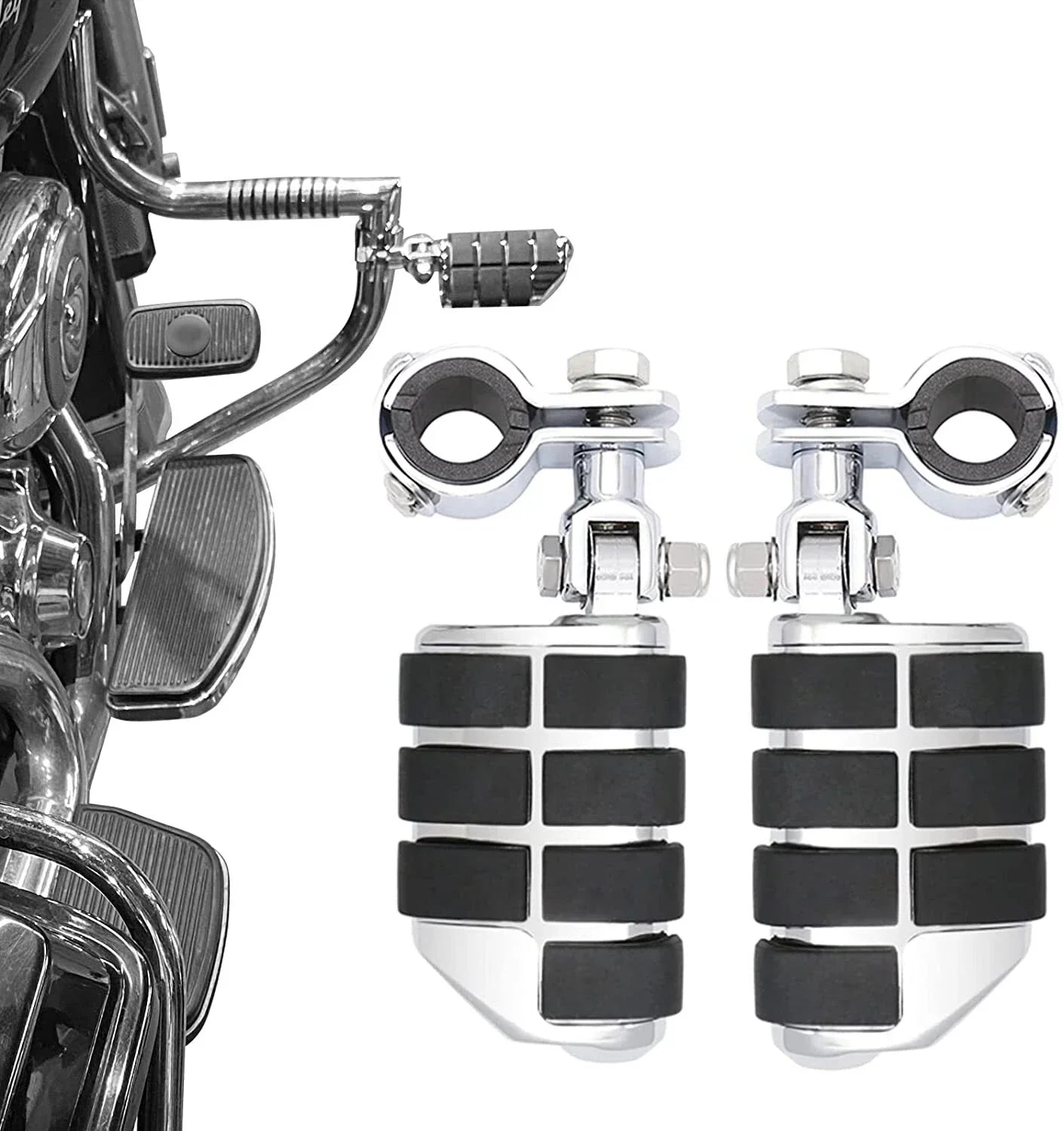 Foot Pegs for Harley Touring Dyna Electra Road Glide