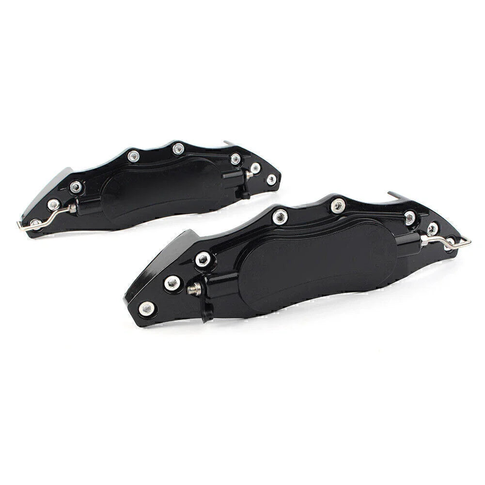 Black 3D Metal Brake Caliper Covers for Universal Car