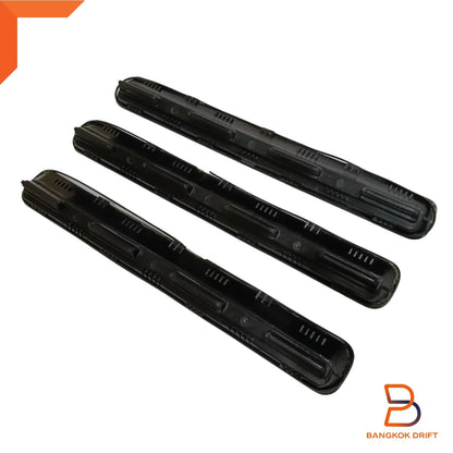 Black Bonnet Hood Vent Grille Inserts for Nissan Navara D21 (1986-1997)