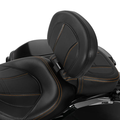 Driver Backrest Pad for Harley Touring CVO Street Road Glide (2009-2023)