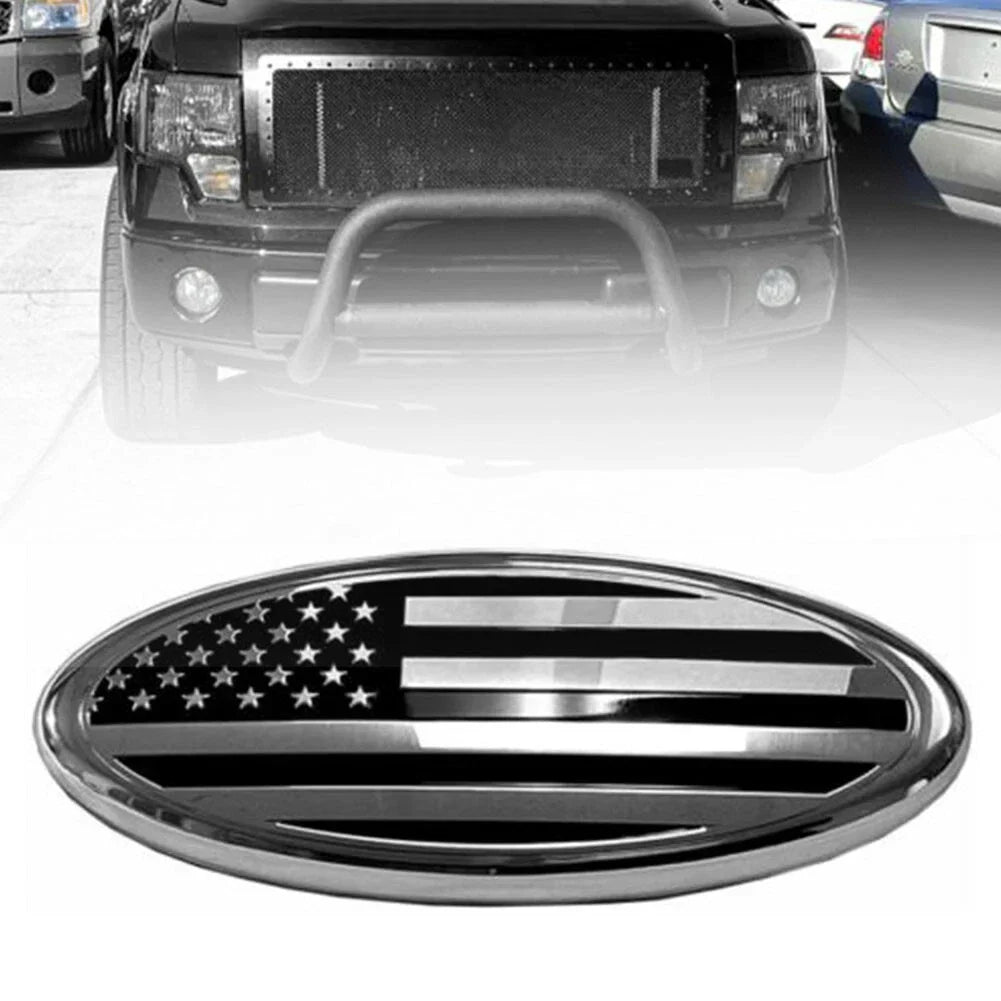 1 Pcs Oval-Front Grille Emblem for Ford F-150 F-350 23x9 cm