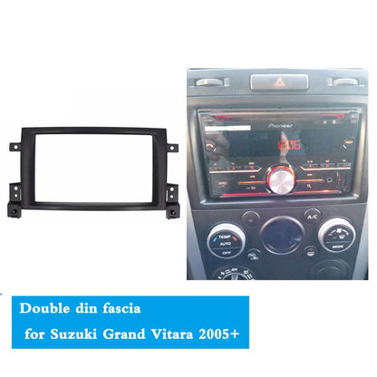 2Din Stereo Radio Fascia Panel Frame for Suzuki Grand Vitara (2005-2014)