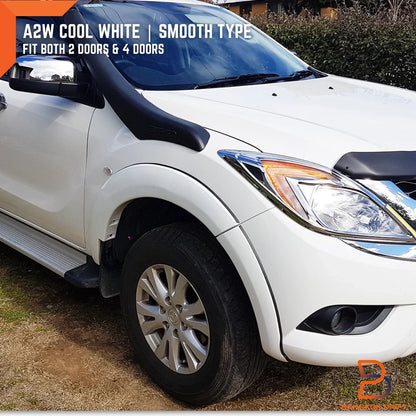 4PC White Front Fender Flare Wheel Arch for Mazda BT-50 Ute (2012-2019)