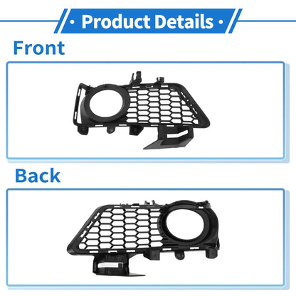 Front Right Fog Light Grill for BMW 3 Series (2012-2018) Black