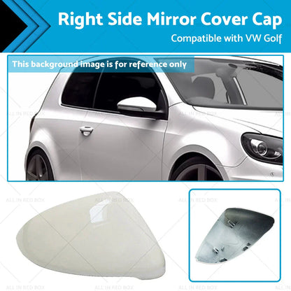 VW Golf MK7 MK7.5 Mirror Cover Cap Housing Pure White Right 2013-2023