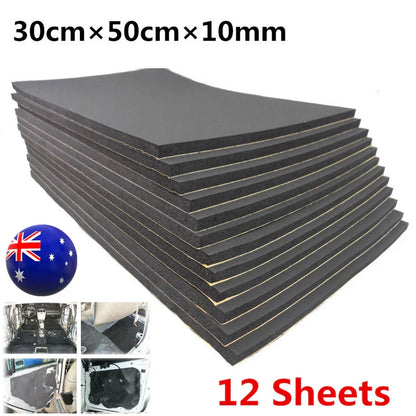 12 Sheets Car Heat Shield Sound Deadening Mat  (N/A)