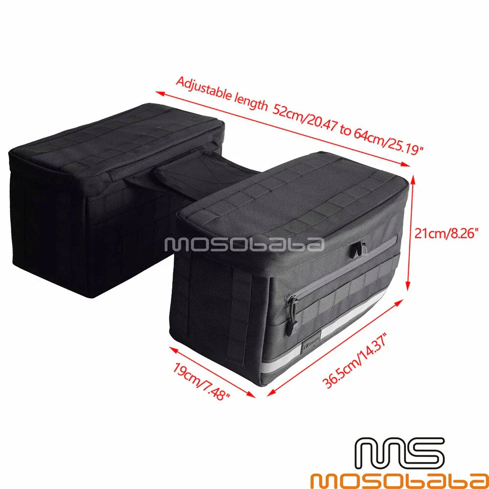 Saddle Bag Luggage & Handlebar Bag for Harley CVO Fat Bob (2018-2023)